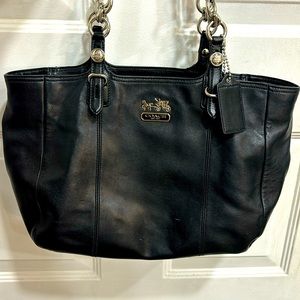 Coach black handbag